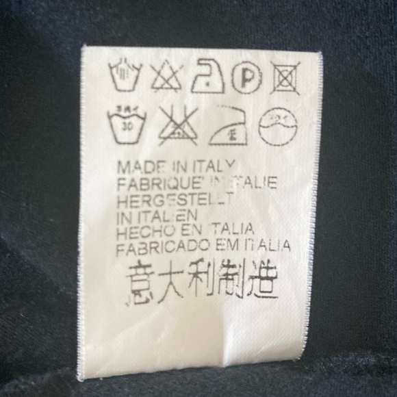 M Missoni Long Sleeve Mini Dress Wool Blend in Black - Picture 7 of 15